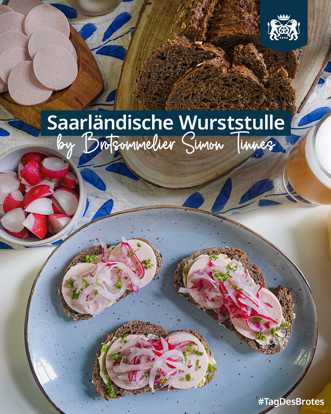 Saarländische Wurststulle
