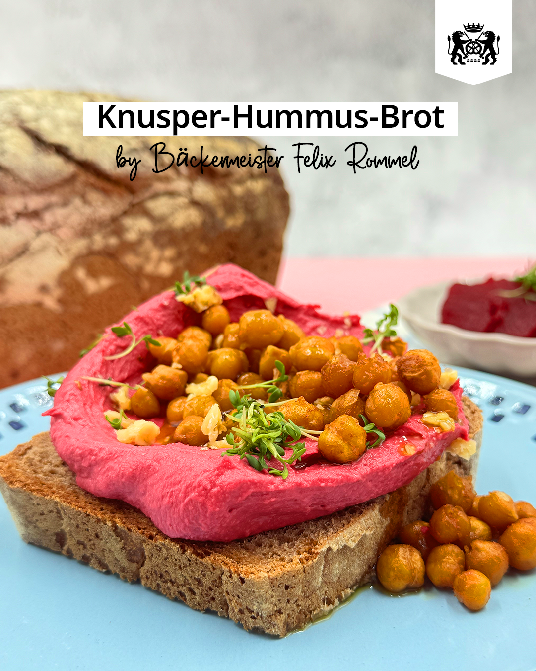 Knusper-Hummus-Brot